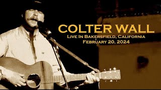 Colter Wall  quotMotorcyclequot Live in Bakersfield California  22024 [upl. by Bartlett196]