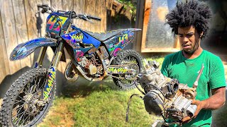 HIS FIRST EVER BLOWN UP DIRT BIKE [upl. by Debbee]