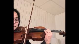 Viola E major 3 octaves scale [upl. by Ymia]