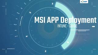 Beginners Guide to Deploy MSI Application via Intune  IntuneMSI MicrosoftIntune [upl. by Tlihcox]