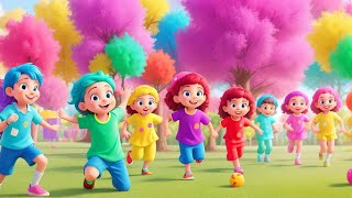 Rhyme About  The Whirlwind Week Adventure Kindergarteners Kiddos Club TV in English [upl. by Akirehc]