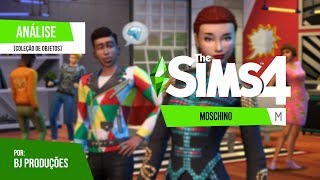 ANÁLISE  THE SIMS 4 MOSCHINO  COLEÇÃO DE OBJETOS [upl. by Macomber]