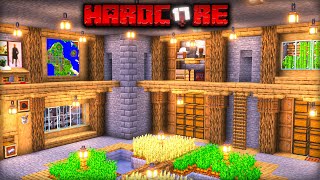 I Built the ULTIMATE UNDERGROUND BASE in Minecraft Hardcore [upl. by Areikahs38]