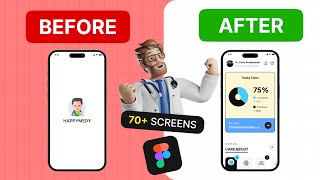 How I Designed a Doctor Appointment Mobile App for StartUp [upl. by Eetnod]