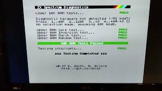 ZX Spectrum  Interface for the Diagnostic ROM [upl. by Eniluap744]