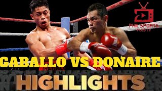 DONAIRE VS GABALLO HIGHLIGHTS [upl. by Rattan]