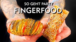 5 schnelle PartySnacks  die besten Fingerfood Rezepte [upl. by Akenn]