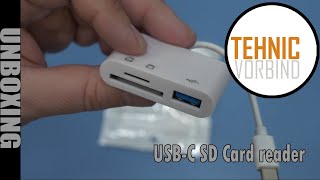 Unboxing Cheap USBC SD Card Reader [upl. by Uchida]