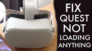 How To FIX Oculus Quest 2 Not Loading Anything 2023 [upl. by Adiell]