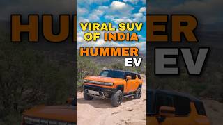 Viral Suv In India Hummer Ev hummerev india suv viral [upl. by Akihc]