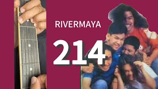 RIVERMAYA  214  GUITAR TUTORIAL [upl. by Rausch]