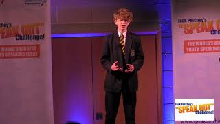 Luke St Clair RunnerUp Jack Petchey’s “Speak Out” Challenge Wandsworth Regional Final 201718 [upl. by Anika518]