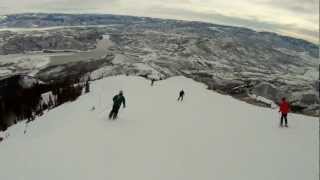 Deer Valley Resort Steins Way Ski Run [upl. by Raimundo985]