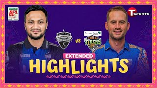 Extended Highlights  Khulna Tigers vs Rangpur Riders 30th Match  BPL 2024  T Sports [upl. by Deroo]