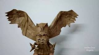 Origami Blakistons fish owl [upl. by Hayyikaz]