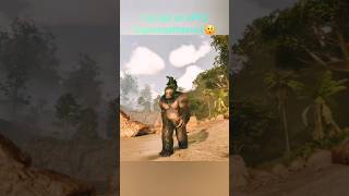 I tamed an Apex Gigantopithecus shorts arksurvivalascended gaming ark [upl. by Yatnahs]