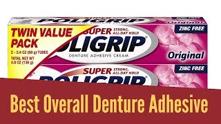 Best Overall Denture Adhesive Super Poligrip Review [upl. by Asinla]