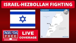 IsraelHezbollah Fighting  LIVE Breaking News Coverage Fears of War in Lebanon [upl. by Airretal243]