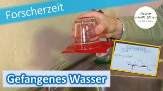 Wie mache ich Luftdruck sichtbar  einfache Experimente für Kinder für Zuhause Thema Luft und Wetter [upl. by Alyks]