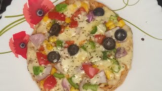 Leftover roti pizza How To Make Leftover Roti Pizza Gr ke rasoi [upl. by Keller627]