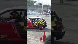 Honda hatchback open hood drifting on race track race honda hatchback cars micvofficial [upl. by Basir]