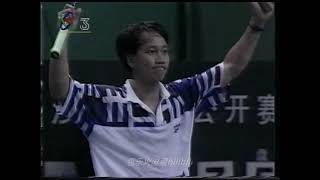 Michael Chang  1995 Beijing Open Match Point and Trophy Ceremony [upl. by Aylad]