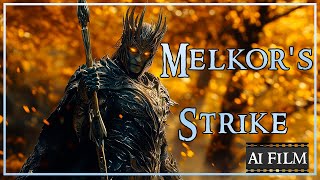 The Tragic Tale of Melkor and the Fall of the Trees AI film [upl. by Yuria]