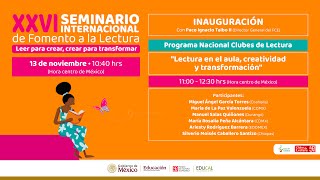 ENVIVO  Inauguración quotLectura en en el aula creatividad y transformaciónquot [upl. by Drallim464]