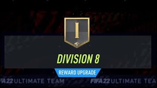 FIFA 22 DIVISION 8 RIVALS REWARDS [upl. by Nore807]