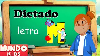 ✍ Dictado letra M ✅ DICTADO de palabras que empiezan por la letra M para niños de primara [upl. by Peednas648]