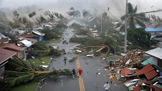 Today the Philippines is in chaos Super Typhoon Marce destroys houses in Cagayan [upl. by Josi107]