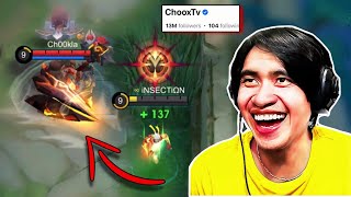 i Met STREAMER Choox TV in Ranked GAME   and this is happened 🤣 [upl. by Haorbed]