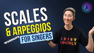 Scales and Arpeggios For Singers  Vocal Warmup  Sing Scales  Sing Arpeggios [upl. by Nafri]