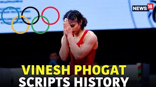 Vinesh Phogat LIVE News  Vinesh Phogat Reaches Final Assured Of Silver  Paris Olympics  N18G [upl. by Carole]