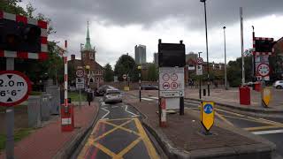 4K London Drive Rotherhithe Tunnel Travel Journey [upl. by Barret]