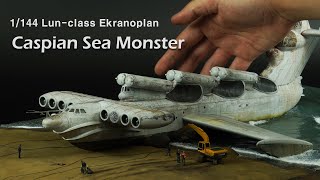 Making Caspian Sea Monster  1144 Takom lunclass Ekranoplan [upl. by Elianore]