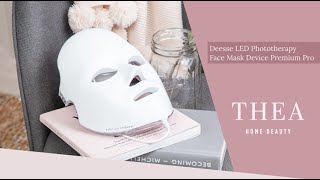 How to use Deesse LED Phototherapy Face Mask Device Premium Pro [upl. by Yauq582]