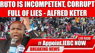 RUTO IS CORRUPT INCOMPETENT FULL OF LIES  ALFRED KETER podcast kenya [upl. by Moonier]