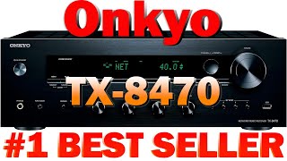 Onkyo TX8470 2 Channel Stereo Receiver with WiFi Bluetooth Phono HiRes Audio and Roon Ready [upl. by Norrat]