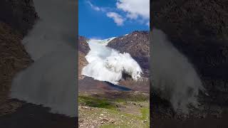 A huge glacier broke very dangerous [upl. by Eel]