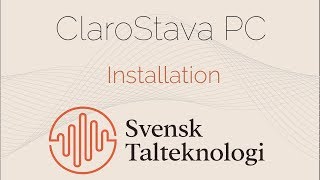 ClaroStava PC  Installation [upl. by Craw]