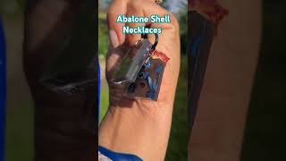 Abalone Shell Necklaces uvresin resinartuk shorts ytshorts resinartistuk pouringsomelove [upl. by Yeliac]