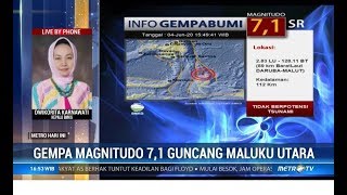 Gempa Magnitudo 71 Guncang Maluku Utara [upl. by Chaddy]