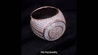 Moissanite S925 hiphop full ice ring capitalofgems [upl. by Aisor252]