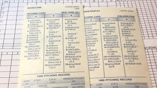 Stratomatic 1988 Mets game v Phillies Basic [upl. by Cristabel]