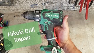 How to fix a Hikoki cordless Drill with a weak clutch Slipping in drill mode DV18DBFL2 [upl. by Modnar]