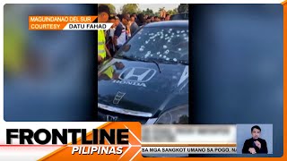 Magpinsan patay matapos pagbabarilin sa loob ng kotse sa Maguindanao del Sur  Frontline Pilipinas [upl. by Gwenette]