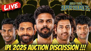 IPL 2025 MEGA AUCTION CSK SQUAD DISCUSSION [upl. by Bedell938]