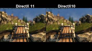 DirectX 11 vs DirectX 10 Heaven benchmark [upl. by Hanan]