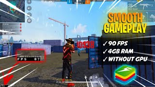 BlueStacks 5 Lag Fix in 4GB Ram Without Graphics Card Smooth Gameplay [upl. by Adyam]